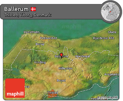Satellite Map of Ballerum