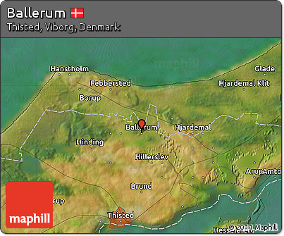 Satellite Map of Ballerum