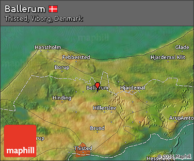 Satellite Map of Ballerum