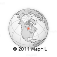 Outline Map of the Area around 57° 3' 8" N, 94° 16' 30" W, rectangular outline