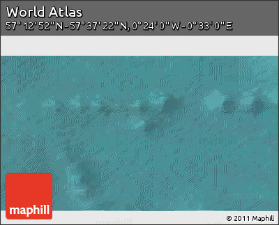 Satellite 3D Map of the Area around 57° 25' 7" N, 0° 4' 30" E