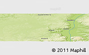 Physical Panoramic Map of the area around 57° 25' 7" N, 102° 4' 29" E