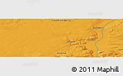 Political Panoramic Map of the area around 57° 25' 7" N, 102° 4' 29" E