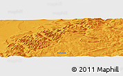 Political Panoramic Map of the area around 57° 25' 7" N, 109° 43' 29" E
