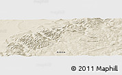 Shaded Relief Panoramic Map of the area around 57° 25' 7" N, 109° 43' 29" E