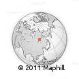 Outline Map of the Area around 57° 25' 7" N, 111° 25' 30" E, rectangular outline