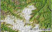 Satellite Map of the area around 57° 25' 7" N, 114° 49' 29" E