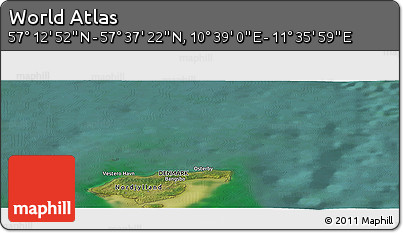Satellite Panoramic Map of the Area around 57° 25' 7" N, 11° 7' 30" E