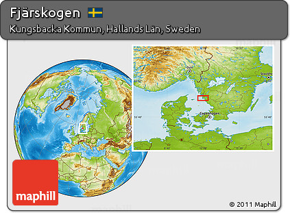 Physical Location Map of Fjärskogen