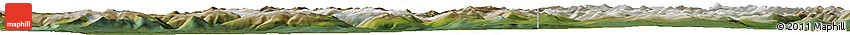 Satellite Horizon Map of the Area around 57° 25' 7" N, 129° 7' 30" W Satellite Horizon Map of the Area around 57° 25' 7" N, 129° 7' 30" W