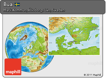 Physical Location Map of Bua