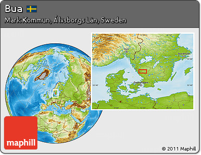 Physical Location Map of Bua