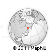 Outline Map of the Area around 57° 25' 7" N, 142° 1' 30" E, rectangular outline