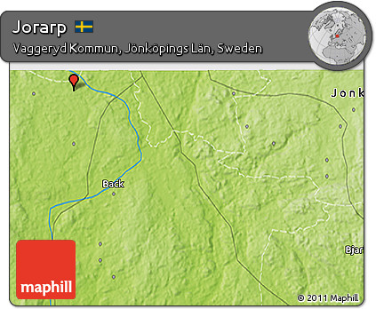 Physical 3D Map of Jorarp