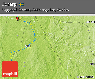 Physical 3D Map of Jorarp
