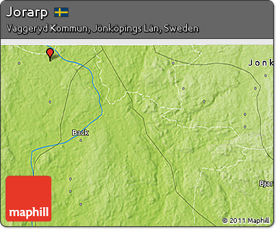 Physical 3D Map of Jorarp
