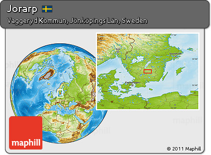 Physical Location Map of Jorarp