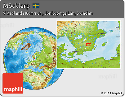 Physical Location Map of Möcklarp