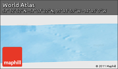 Physical Panoramic Map of the Area around 57° 25' 7" N, 15° 13' 29" W