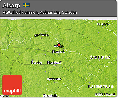 Physical 3D Map of Alsarp