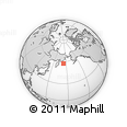 Outline Map of the Area around 57° 25' 7" N, 173° 28' 29" E, rectangular outline