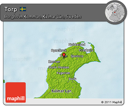 Physical 3D Map of Torp