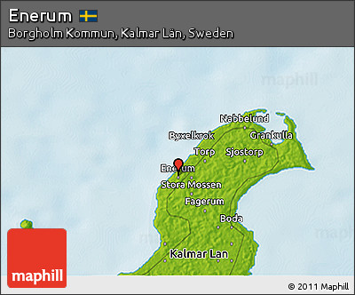 Physical 3D Map of Enerum