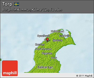 Physical 3D Map of Torp