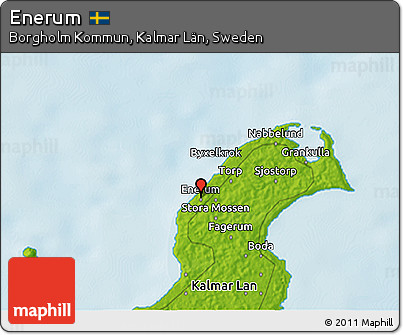 Physical 3D Map of Enerum