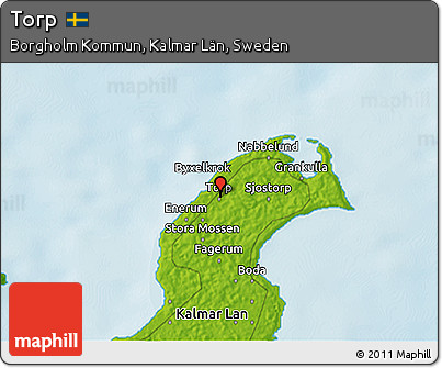 Physical 3D Map of Torp