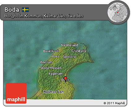 Satellite 3D Map of Böda