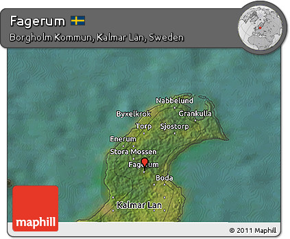 Satellite 3D Map of Fagerum