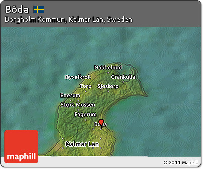 Satellite 3D Map of Böda