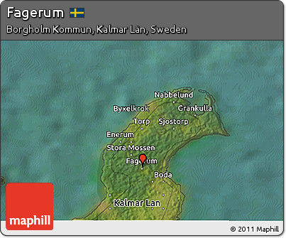 Satellite 3D Map of Fagerum