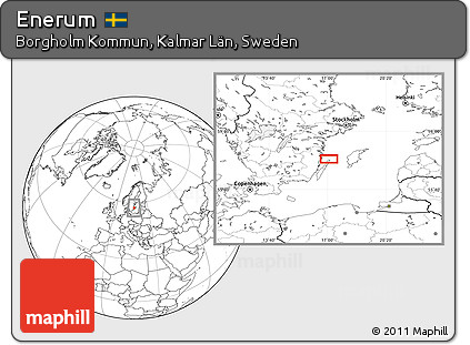 Blank Location Map of Enerum