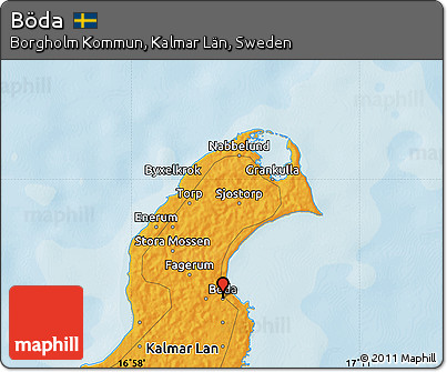 Political Map of Böda