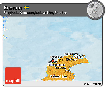 Political Panoramic Map of Enerum
