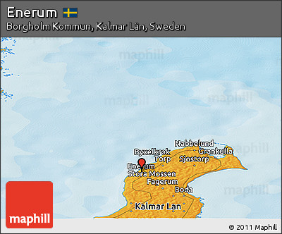 Political Panoramic Map of Enerum