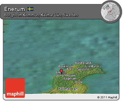 Satellite Panoramic Map of Enerum
