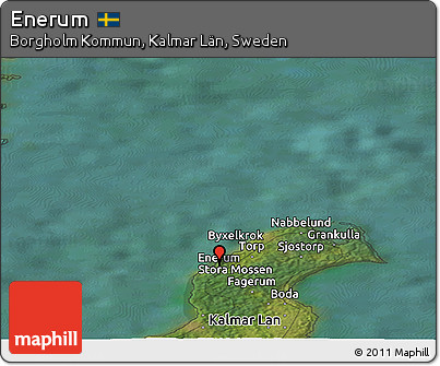 Satellite Panoramic Map of Enerum