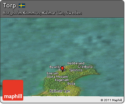 Satellite Panoramic Map of Torp