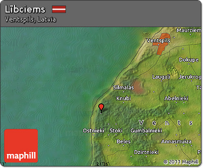 Satellite Map of Lībciems