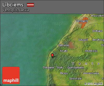 Satellite Map of Lībciems
