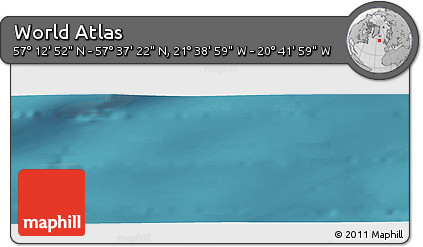 Satellite Panoramic Map of the Area around 57° 25' 7" N, 21° 10' 29" W