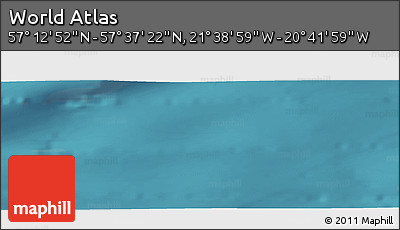 Satellite Panoramic Map of the Area around 57° 25' 7" N, 21° 10' 29" W