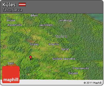 Satellite 3D Map of Kūles