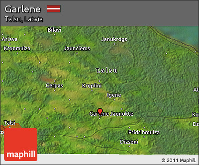 Satellite 3D Map of Garlene