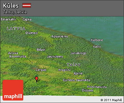 Satellite Panoramic Map of Kūles
