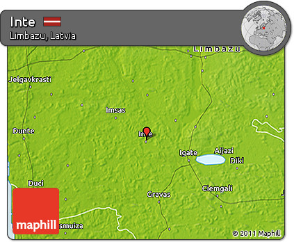 Physical 3D Map of Inte