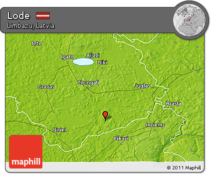 Physical 3D Map of Lode